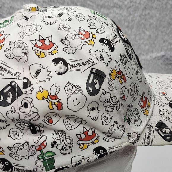 Super Mario Bros. All over Print A Flex Fitted hat Cap - Picture 12 of 12